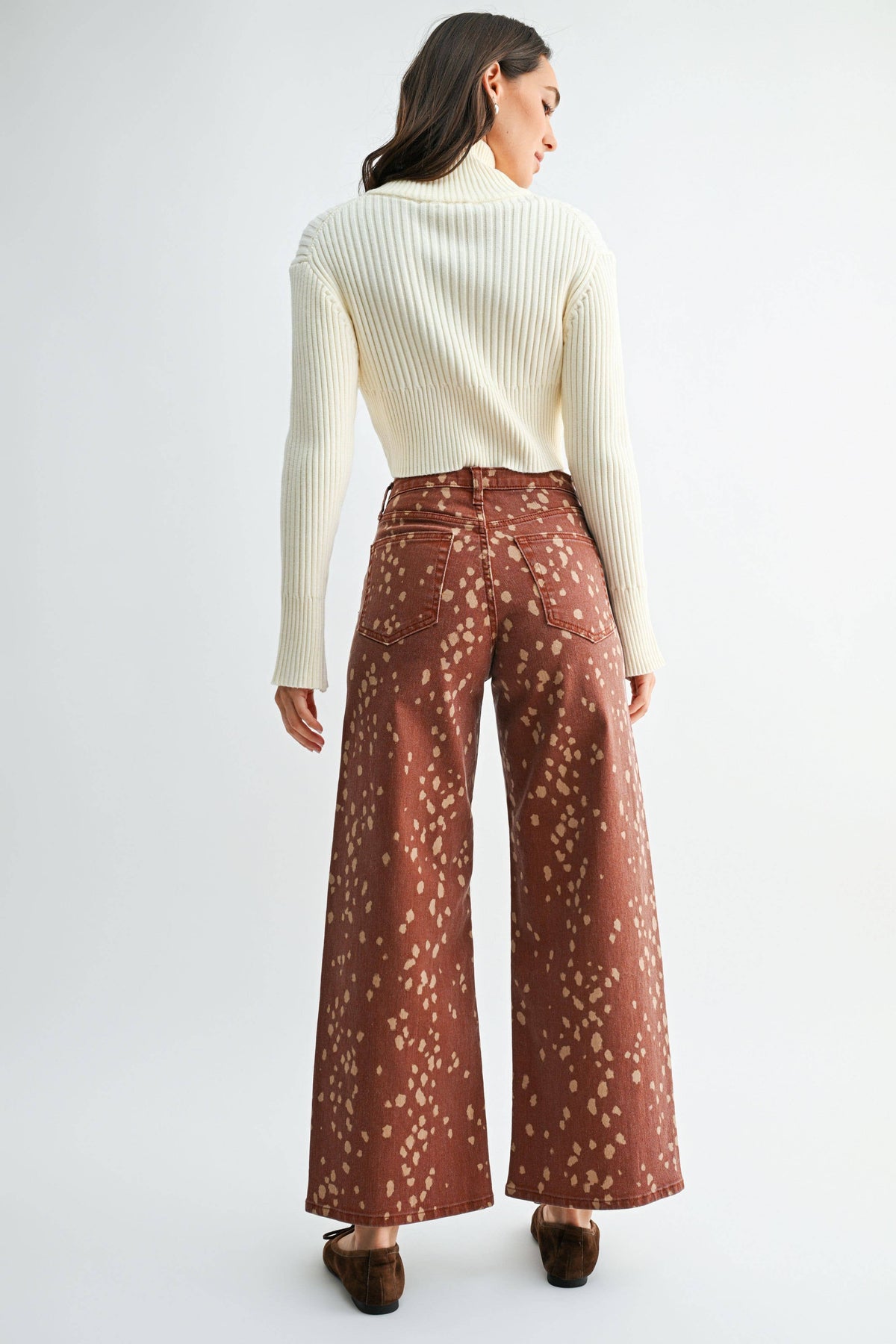 Deer Print Denim