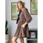 Ribbon Tie Dress