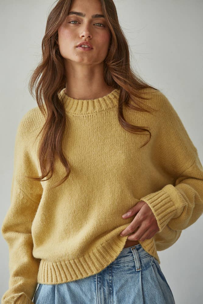 Knit Sweater Crew Neck