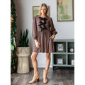 Ribbon Tie Dress