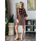 Ribbon Tie Dress