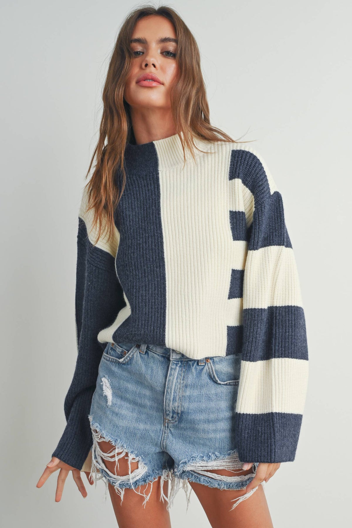 Color Block Sweater