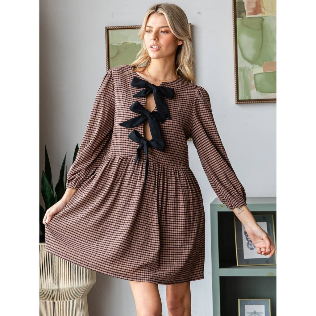 Ribbon Tie Dress