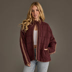 Dark Brown Soft Quilted Jacket