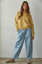 Knit Sweater Crew Neck
