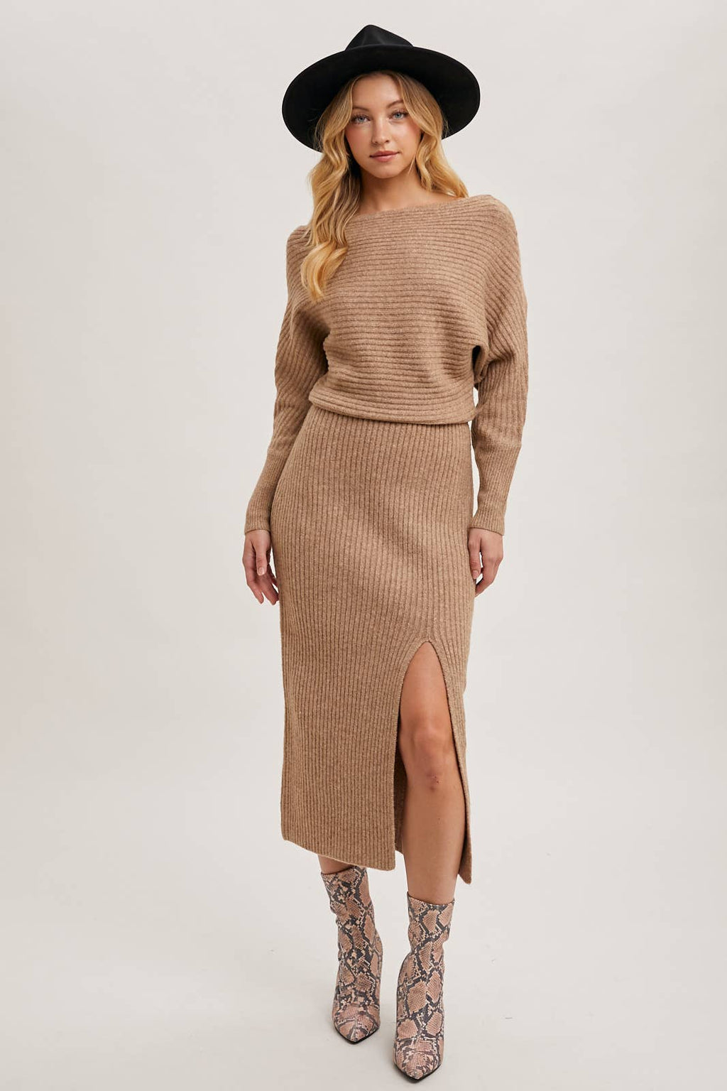 Midi Knit Sweater Dress