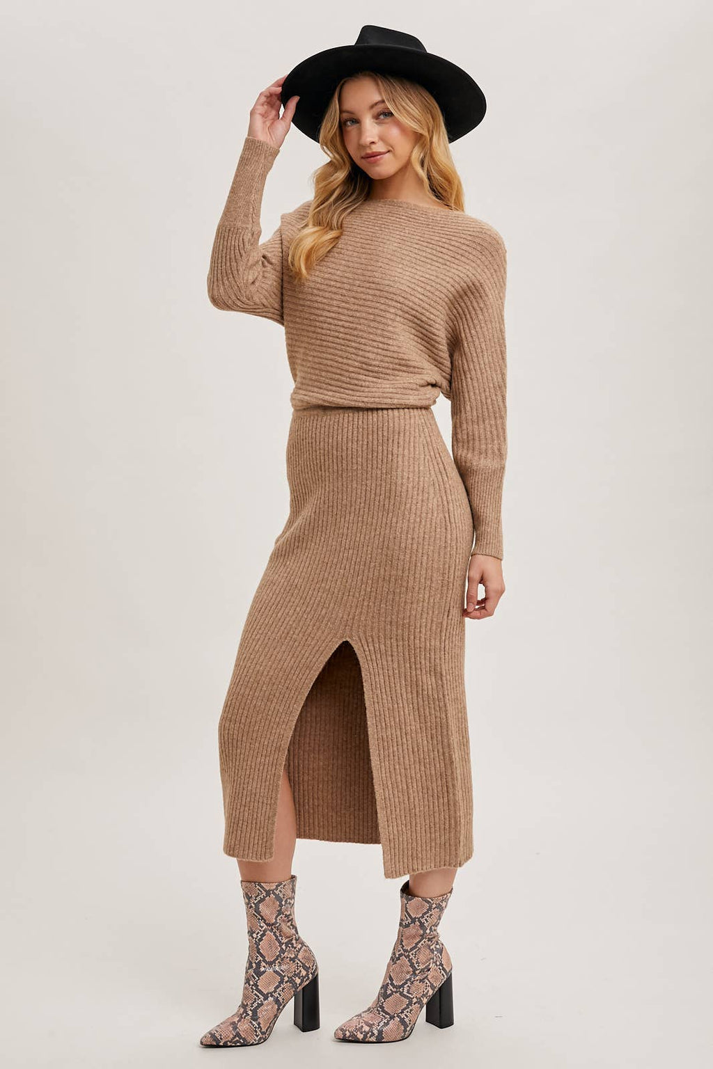 Midi Knit Sweater Dress