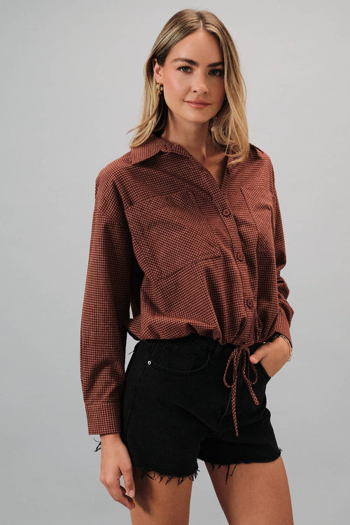 Button Down Plaid Shirt
