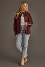 Dark Brown Soft Quilted Jacket