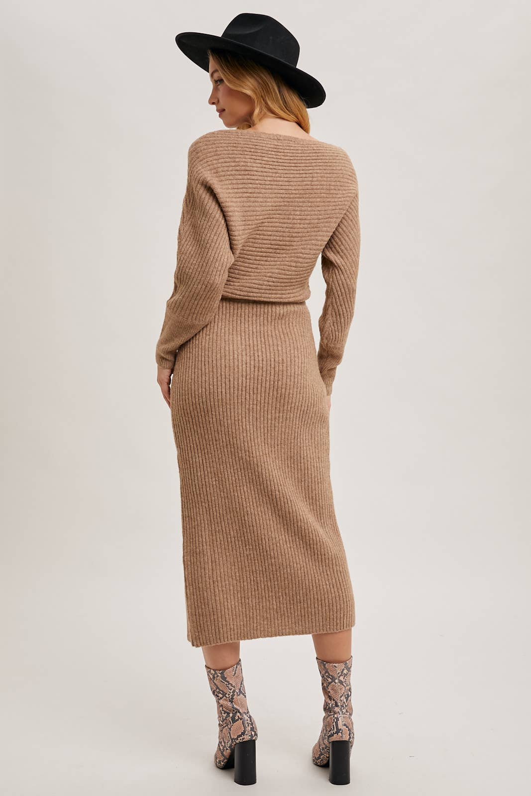 Midi Knit Sweater Dress