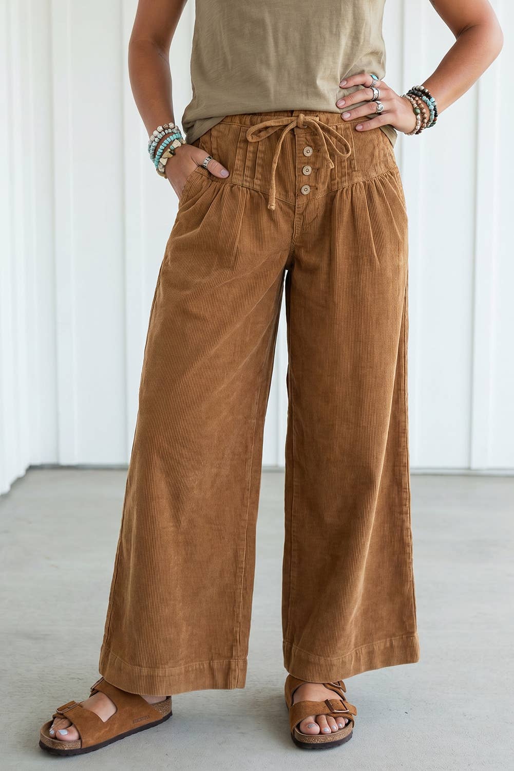 Thai Curry Wide Leg Pants