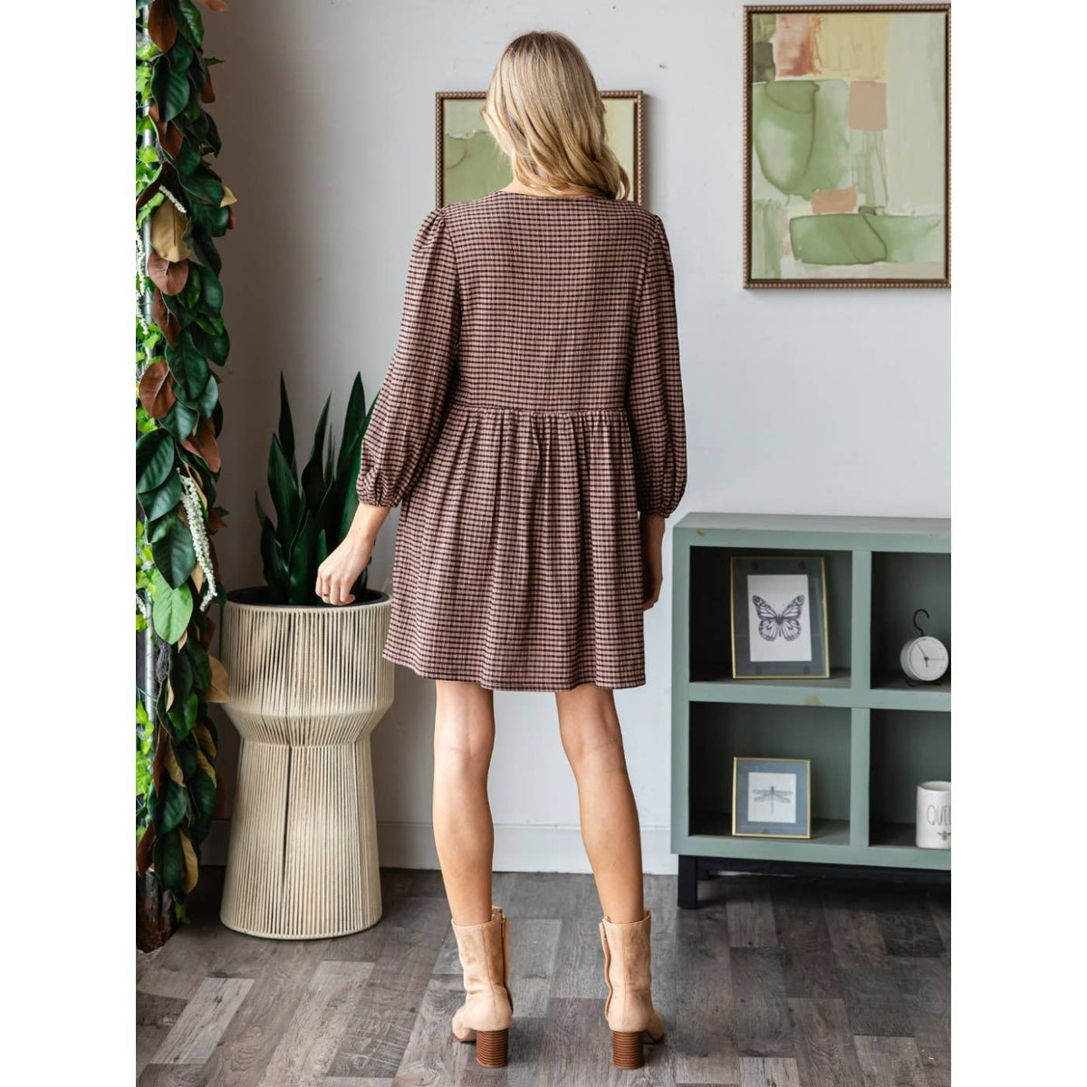 Ribbon Tie Dress